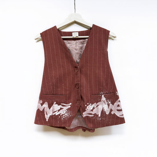 pinstripe VesT L.A.M.E.business