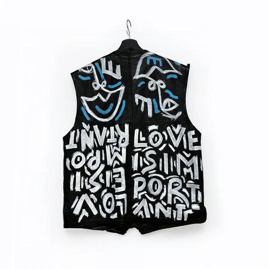 Leather Vest LoveIsImportant