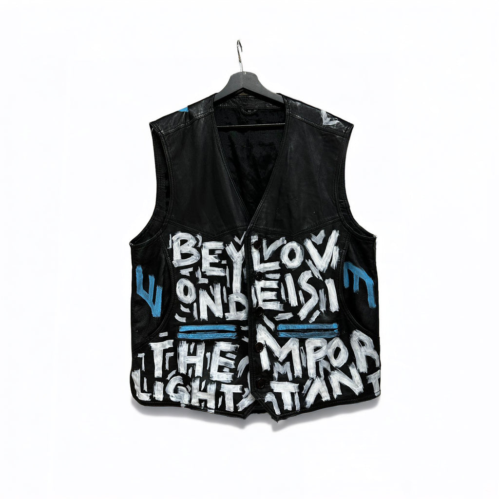 Leather Vest LoveIsImportant