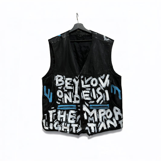 Leather Vest LoveIsImportant